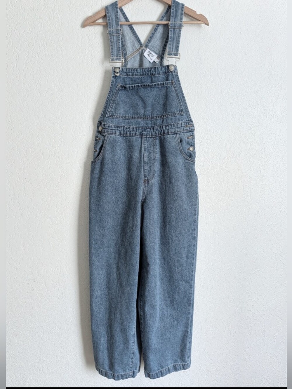 Princess Polly Classic Baggy Denim Overalls Womens Sz 4